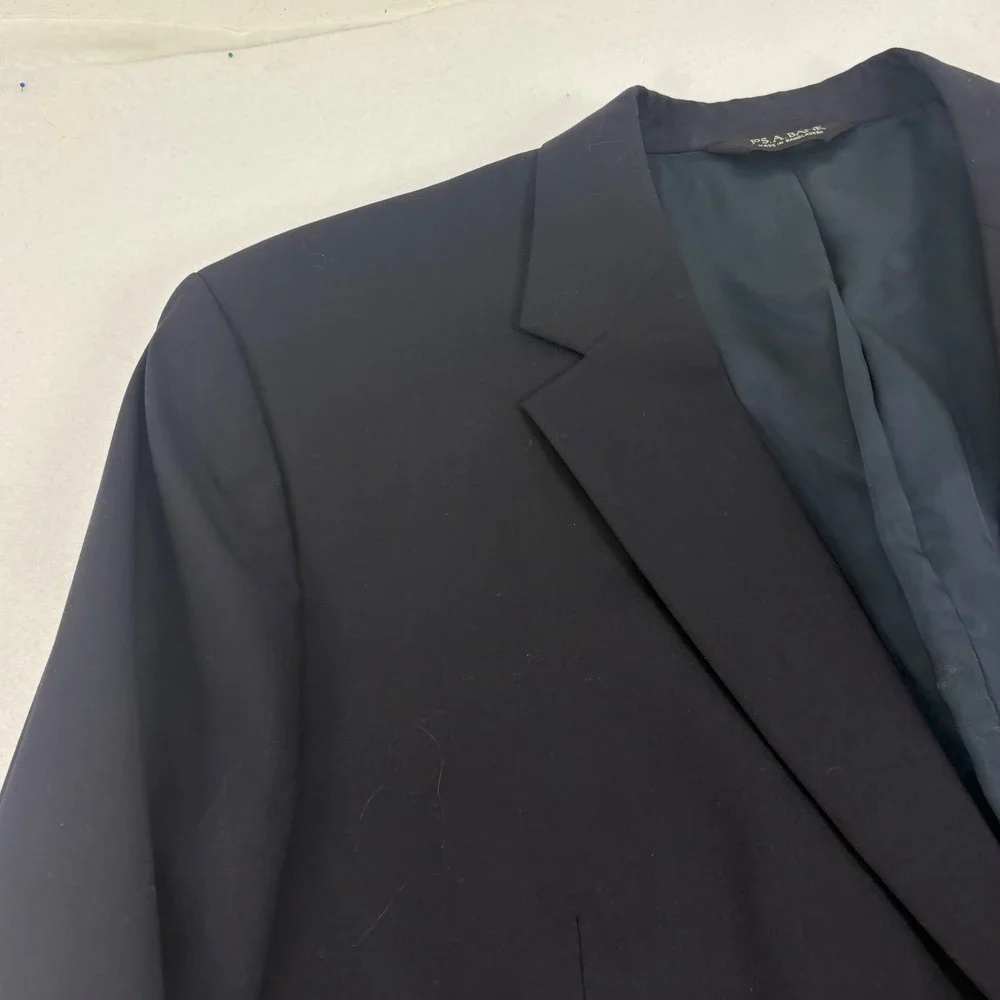 Jos. A. Bank Blazer Mens Navy Blue 50R 50x34 Gold Buttons‎ 2B/4B Preppy Academia